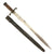 Original 19th Century Japanese Artillery Short Sword with Scabbard - Dated Meiji 19 / 1886 Original Items