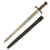 Original 19th Century Japanese Artillery Short Sword with Scabbard - Dated Meiji 19 / 1886 Original Items