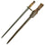 Original Belgian WWI M1916 Bayonet for M1889 Mauser Rifle with Scabbard & Frog Original Items