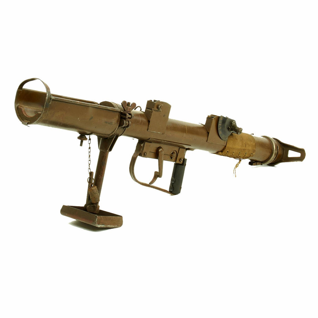Original WWII British PIAT Anti-Tank Bomb Display Launcher - Inert Original Items
