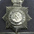 Original British Queen's Crown Rose Top Kent Constabulary “Blackout” Police Bobby Helmet - size 7 1/8 Original Items