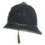 Original British Queen's Crown Rose Top Kent Constabulary “Blackout” Police Bobby Helmet - size 7 1/8 Original Items