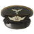 Original German WWII Luftwaffe Flight Branch EM/NCO Visor Cap by Carl Halfar - Size 55 Original Items