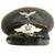Original German WWII 1939 dated Luftwaffe Signals EM/NCO Visor Cap by Carl Halfar - Size 56 Original Items