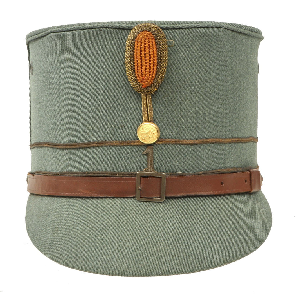 Original Dutch Netherlands WWI Era Model 1916 Army Infantry Officer Kepi Original Items