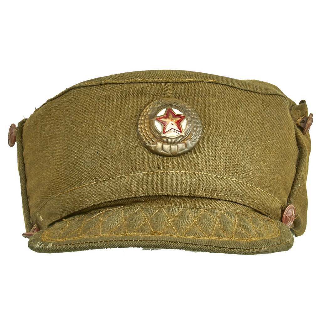 Original Korean War Era North Korean People’s Army Enlisted Field Cap Original Items