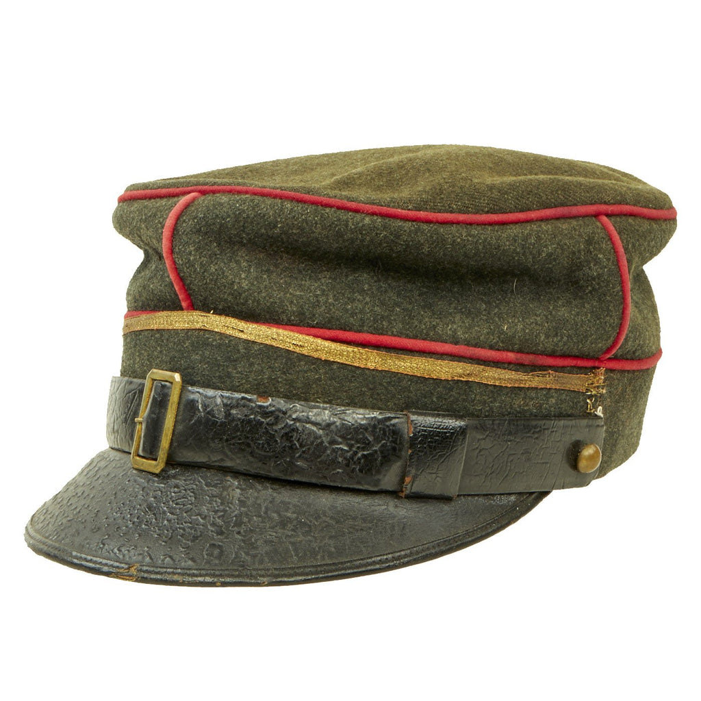 Original Swiss WWI Artillery Kepi Visor Hat Original Items