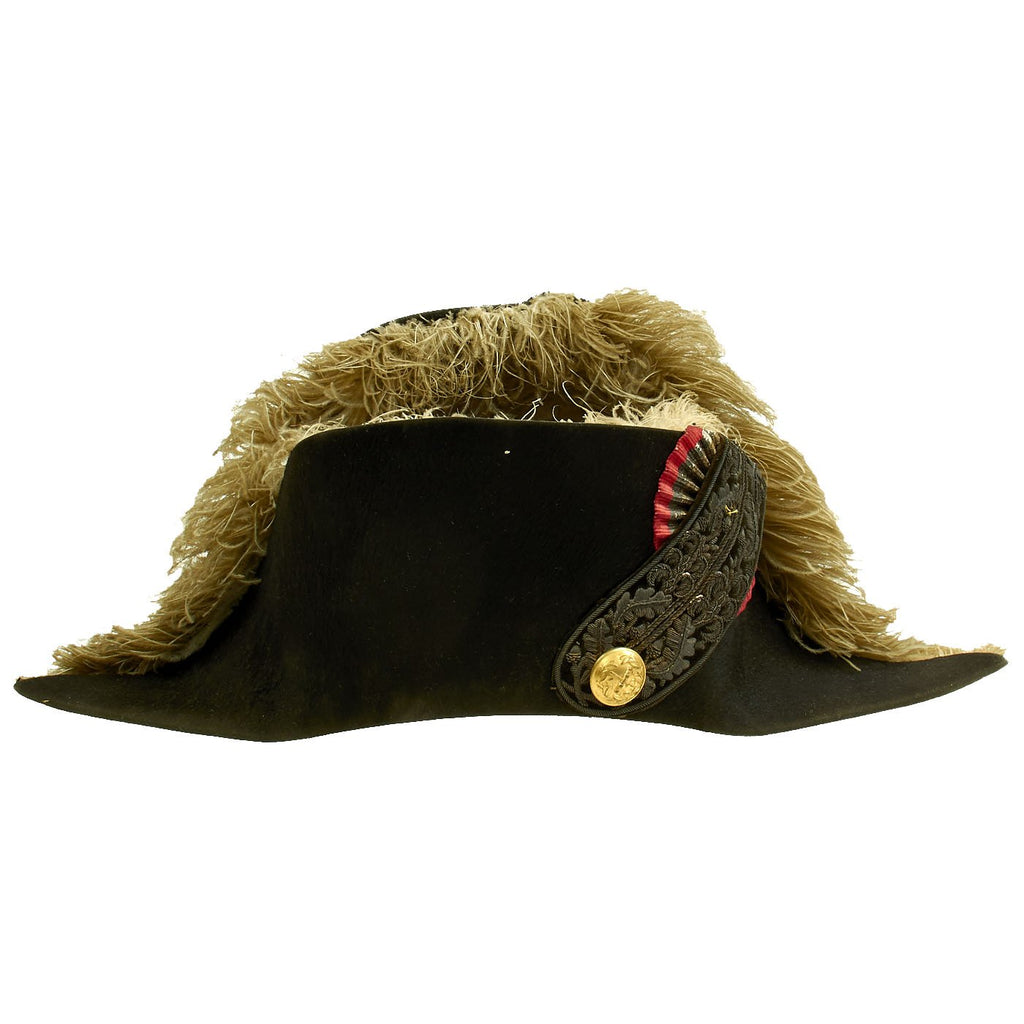 Original 19th Century French Bicorn Cocked Hat by Rouart of Paris Original Items