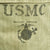Original U.S. WWII USMC HBT Herringbone Twill P44 Combat Field Utility Named Set - Jacket and Pants Original Items