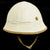 Original Imperial Japanese Army WWII Type 98 Sun Pith Helmet Painted White with Service Wear Original Items