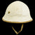 Original Imperial Japanese Army WWII Type 98 Sun Pith Helmet Painted White with Service Wear Original Items