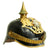 Original Imperial German WWI M1895 Converted to Saxon Officer Pickelhaube Spiked Helmet Original Items