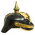 Original Imperial German WWI M1895 Converted to Saxon Officer Pickelhaube Spiked Helmet Original Items