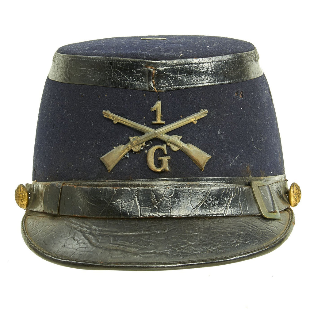 Original U.S. Indian Wars 1st Infantry Regiment Pattern 1872 Shako Original Items
