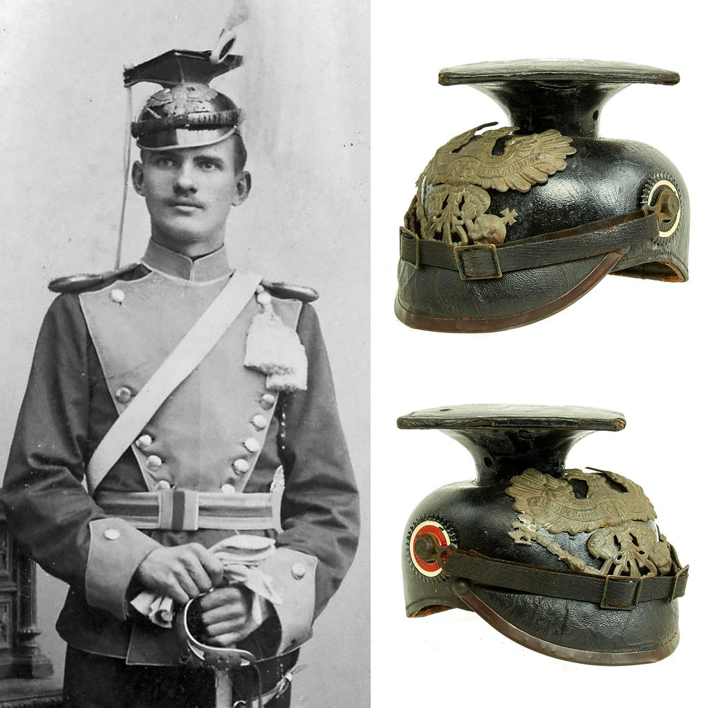 Original Prussian Model 1867/94 Other Ranks Ulanen Tschapka Original Items