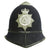 Original British Queen's Crown Rose Top Bobby Helmet from the Lancashire Constabulary Original Items