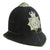 Original British Queen's Crown Rose Top Bobby Helmet from the Lancashire Constabulary Original Items