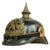 Original German WWI Hessian M1915 Infantry EM/NCO Pickelhaube Spiked Helmet - dated 1918 Original Items