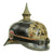 Original German WWI Hessian M1915 Infantry EM/NCO Pickelhaube Spiked Helmet - dated 1918 Original Items