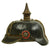 Original German WWI Kingdom of Württemberg M1915 Infantry EM/NCO Pickelhaube Spiked Helmet - dated 1916 Original Items