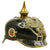 Original Imperial German WWI Prussian M1895 Line Infantry Pickelhaube Spiked Helmet with Steel Shell Original Items