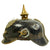 Original Imperial German WWI Prussian M1895 Line Infantry Pickelhaube Spiked Helmet with Steel Shell Original Items