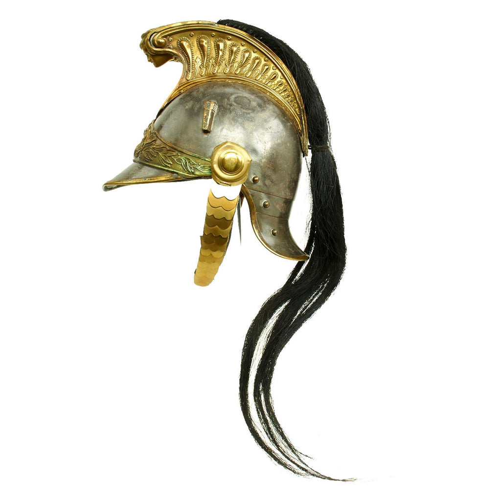 Original French Model 1874 Cuirassier Helmet Original Items