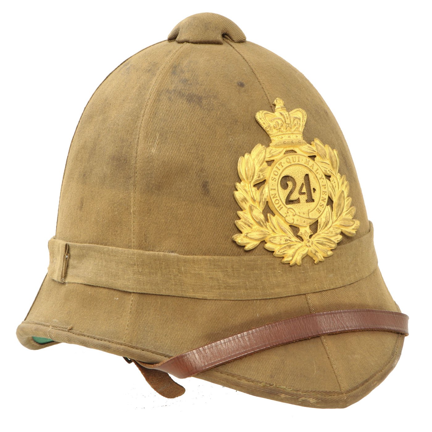 Classic British Army Tropical Pith Helmet Replica – Khaki Unbadged Military Style