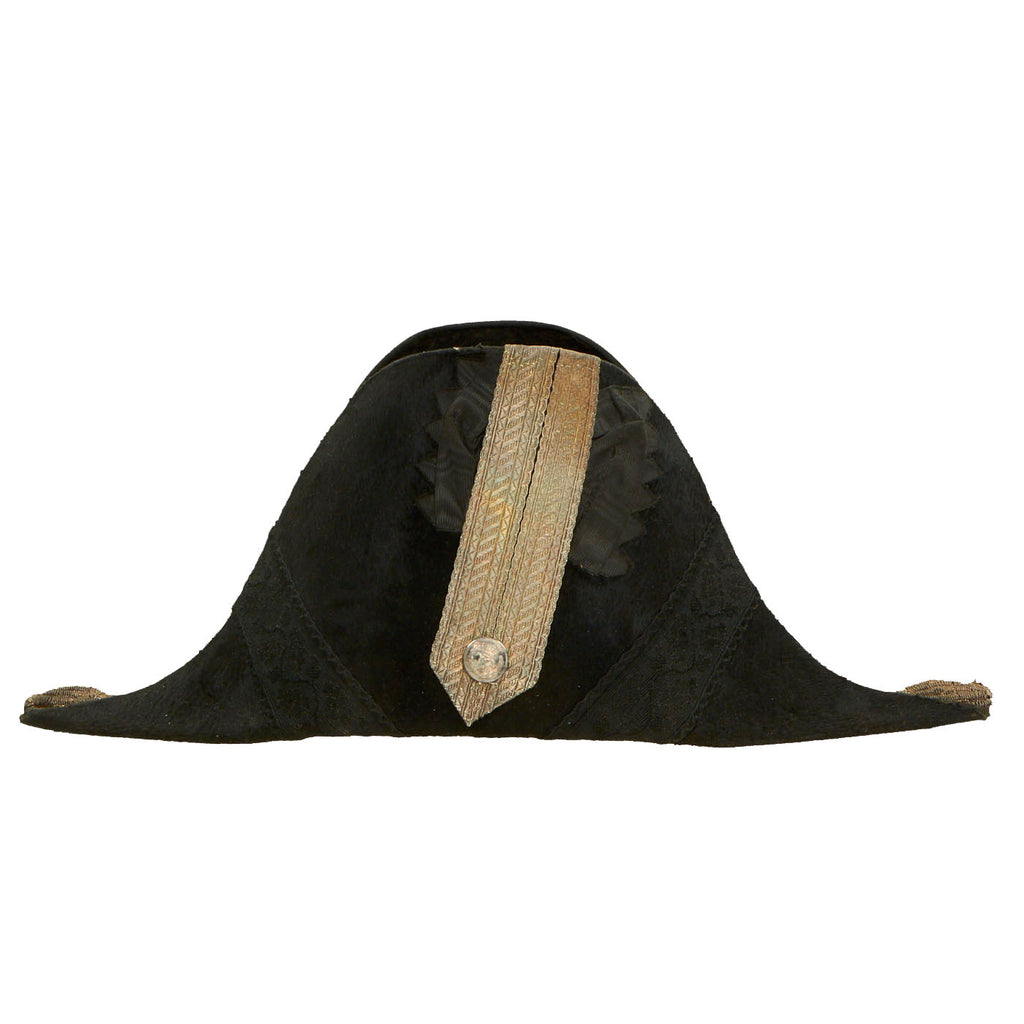 Original British Victorian Royal Naval Officer Bicorn Fore-and-Aft Hat - Circa 1880 - 1900 Original Items