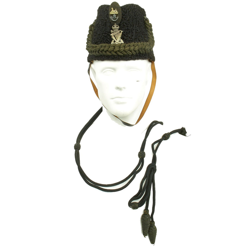 Original British Royal Irish Rifles Victorian Era Officer Dress Astrakhan Busby Original Items