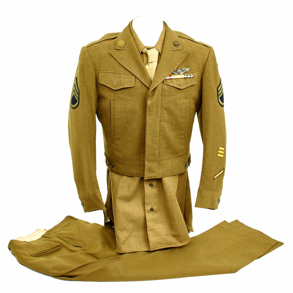Original U.S. WWII 8th Air Force Crewman Uniform with British Made Patch Original Items