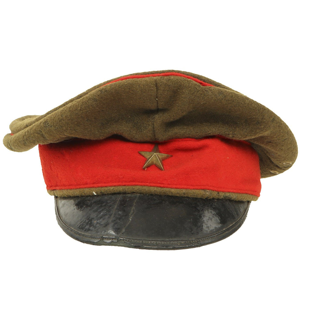 Original WWII Imperial Japanese Army Type 45 Non-commissioned Officer Visor Cap Original Items