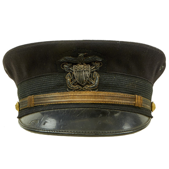 Original U.S. Navy WWI Era M1902 Warrant Officer Visor Cap by S. Appel & Co. New York Original Items