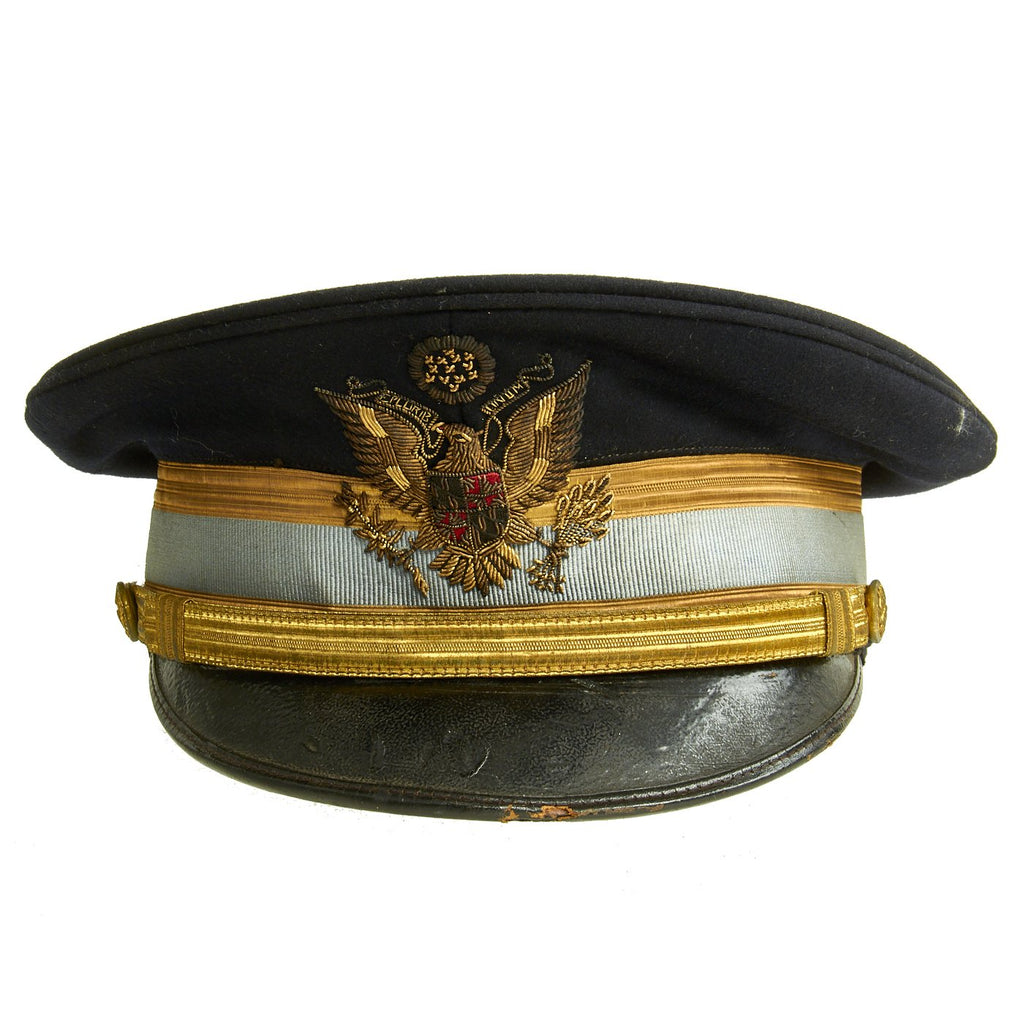 Original WWI Era U.S. Army M1902 Infantry Officer's Visor Cap by New York Clothing House - Excellent Condition Original Items
