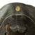 Original Belgian WWI Leather Fire Brigade Helmet with Nickel Comb and Front Plate Original Items