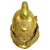 Original French Late 19th Century Brass Fire Helmet of Saint-Ulphace Original Items