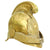 Original French Late 19th Century Brass Fire Helmet of Saint-Ulphace Original Items
