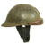 Original French WWII Model 1935 Tanker Armored Vehicle Helmet Original Items