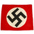 Original German WWII USGI Bring Back Signed Tank Identification Flag - 38" x 46" Original Items