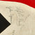 Original German WWII USGI Bring Back Signed Tank Identification Flag - 38" x 46" Original Items