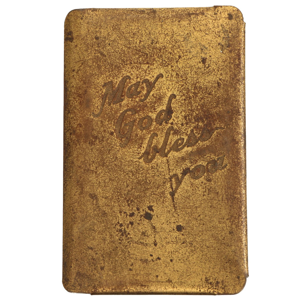 Original U.S. WWII 1943 Dated and Named Shield Pocket Sized New Testament Bible Original Items