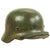 Original German WWII Service Worn Normandy Camouflage M40 Helmet with 57cm Liner - Q64 Original Items