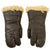 Original WWII U.S. Navy A-9A Shearling Leather Flying Mitten Gloves - Medium Size Original Items