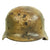 Original German WWII Named Normandy Camouflage M40 Helmet with 57cm Liner - Q64 Original Items