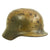 Original German WWII Named Normandy Camouflage M40 Helmet with 57cm Liner - Q64 Original Items