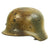 Original German WWII Named Normandy Camouflage M40 Helmet with 57cm Liner - Q64 Original Items