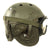 Original U.S. WWII Service Worn 2nd Type M38 Tanker Helmet by MSA with M-1944 Style Goggles Original Items