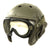 Original U.S. WWII Service Worn 2nd Type M38 Tanker Helmet by MSA with M-1944 Style Goggles Original Items