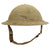 Original British WWII Desert Tan Brodie MkII Steel Helmet by Rubery Owen & Co Ltd - Dated 1941 Original Items