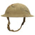 Original British WWII Desert Tan Brodie MkII Steel Helmet by Rubery Owen & Co Ltd - Dated 1941 Original Items